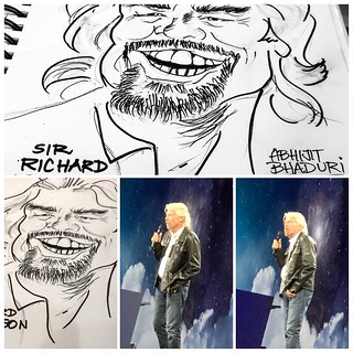 Richard Branson collage
