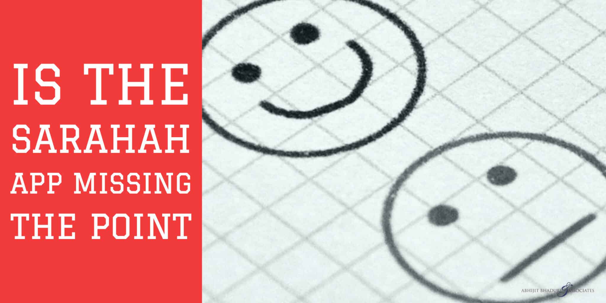 Is the Sarahah app missing the point