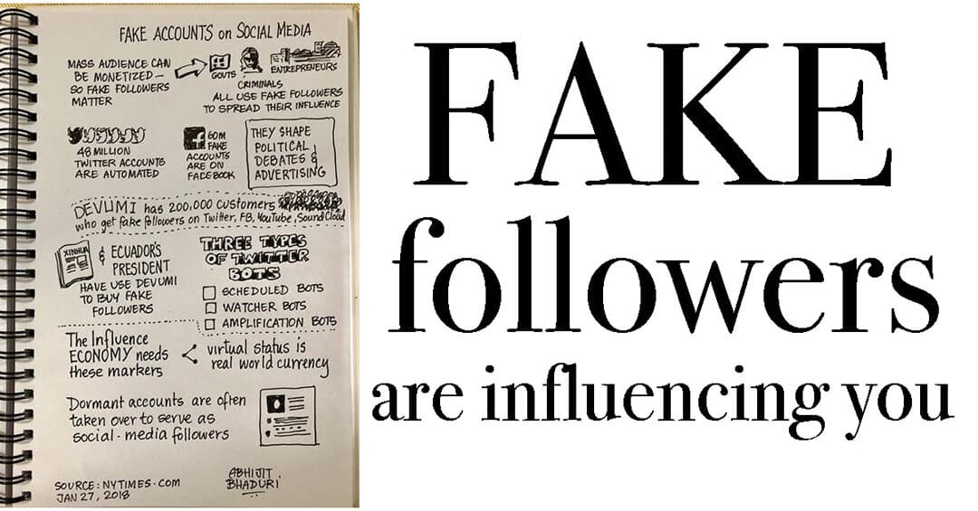 Fake followers are influencing you