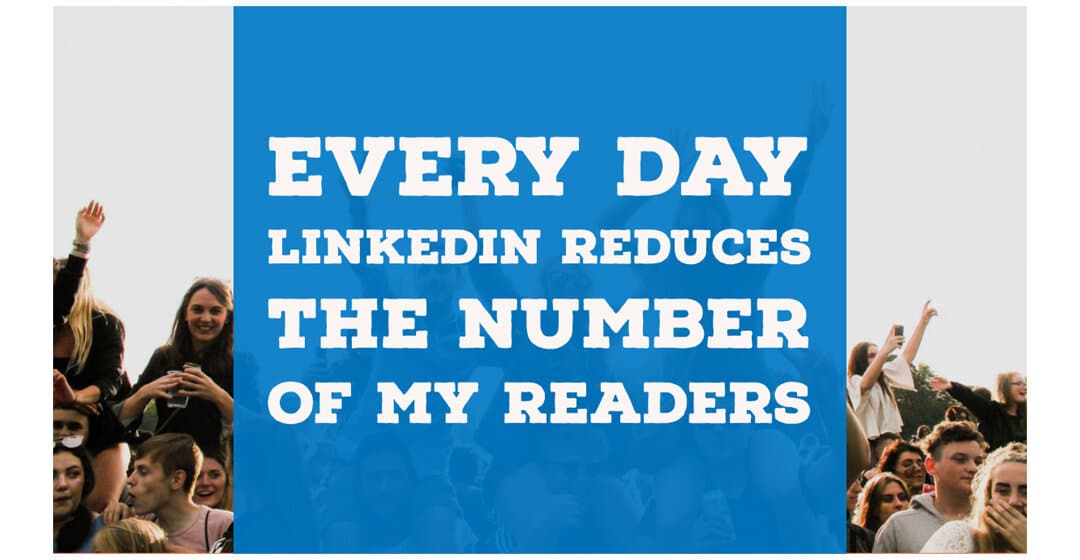Why your LinkedIn reader count is not increasing
