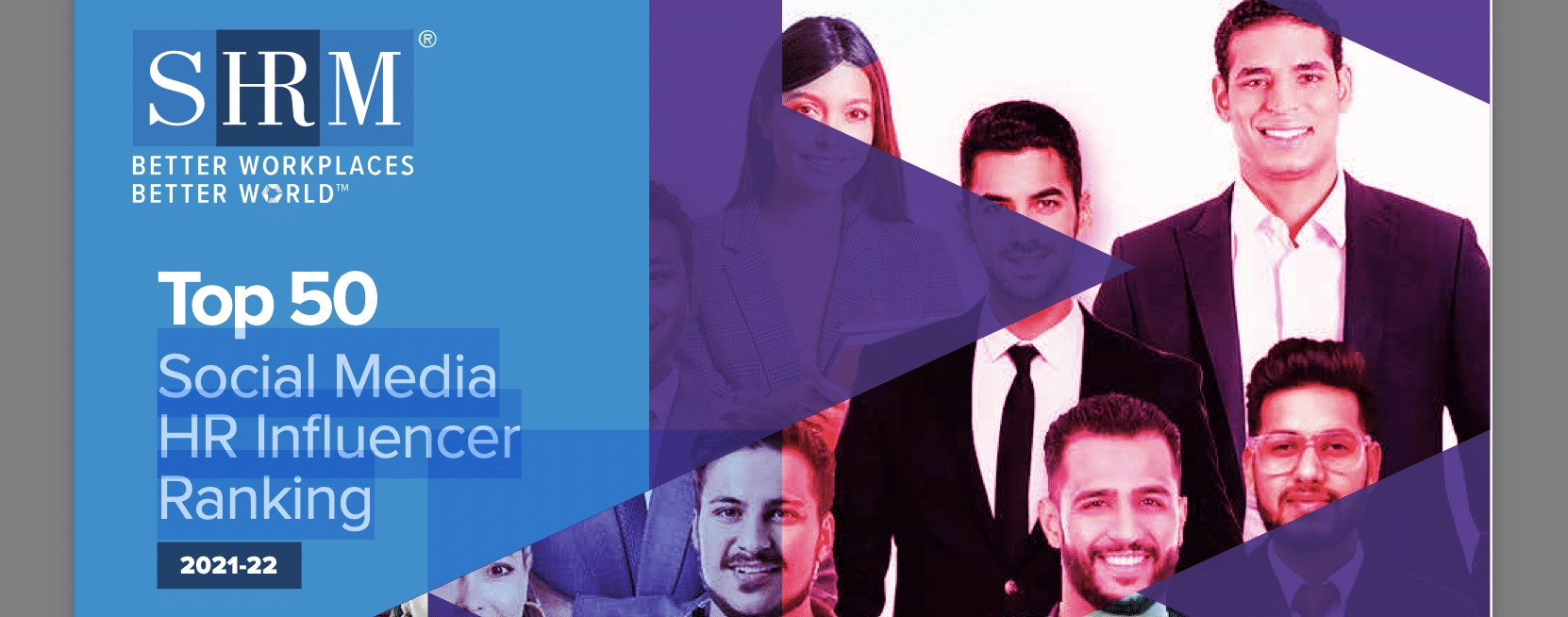 Top 50 HR Influencers on Social Media 2021-22