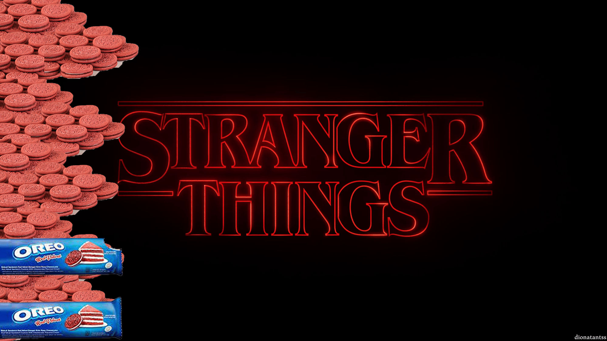 Red Oreo launch+Netflix+me