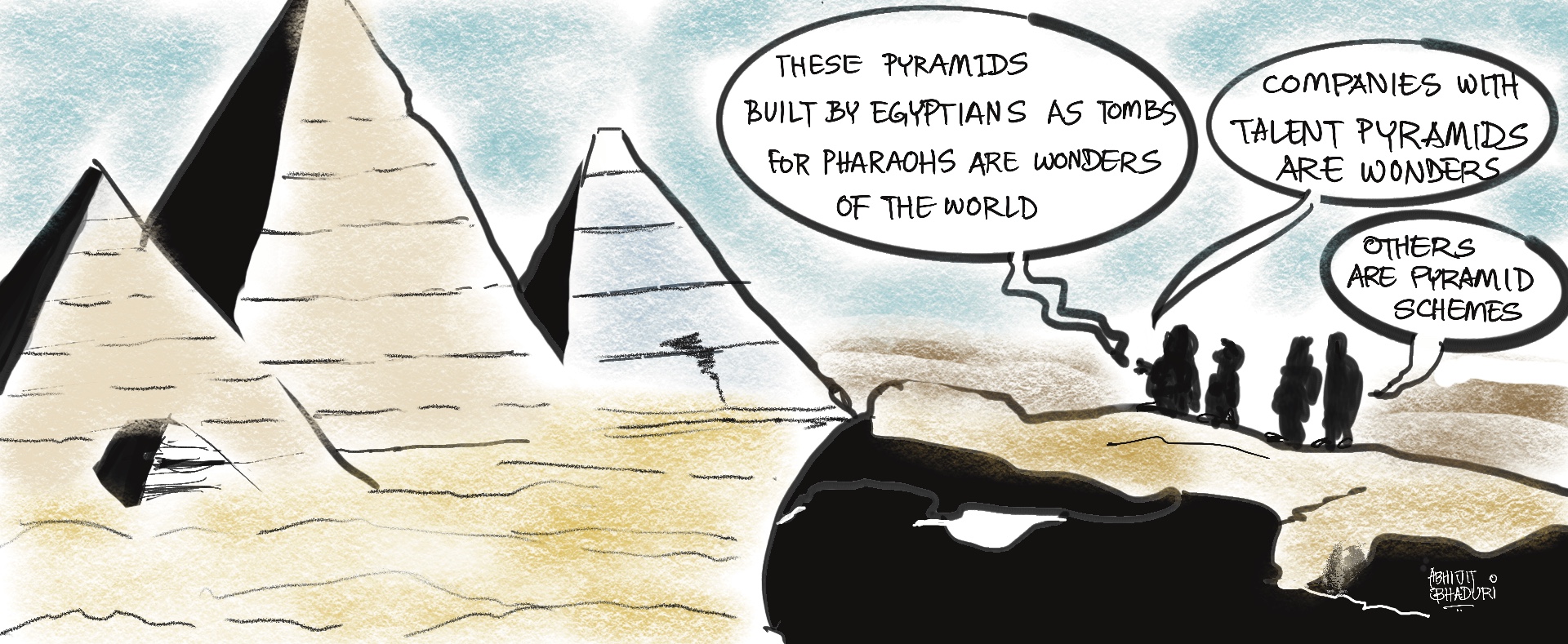 Talent Pyramid - not the pyramids made by Egyptians
