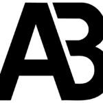 Abhijit Bhaduri's logo, which are connected letters A and B